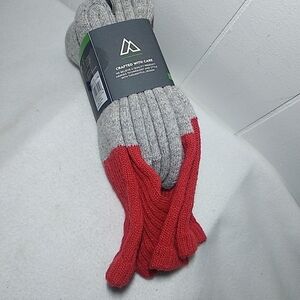 Alpine Design Athletic Socks in Gray and Red